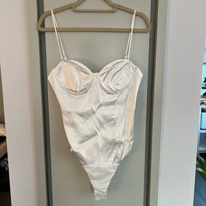 Zara Satin Bodysuit